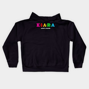 Kiara - Light, Clear Kids Hoodie